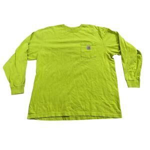 Carhartt Men's Original Fit Heavyweight Long Sleeve Pocket Shirt Mens Large